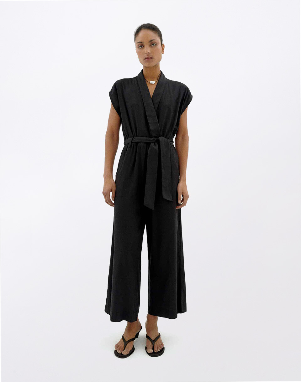 Thinking MU Black Malawi Jumpsuit BLACK S
