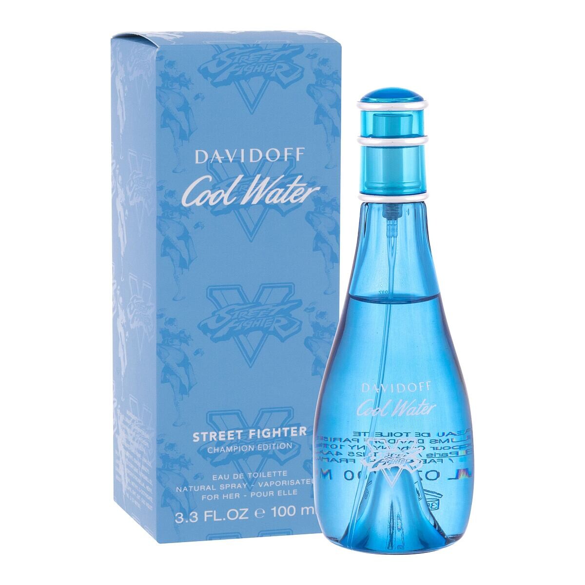 Davidoff Cool Water Street Fighter Champion Summer Edition 100 ml toaletní voda pro ženy