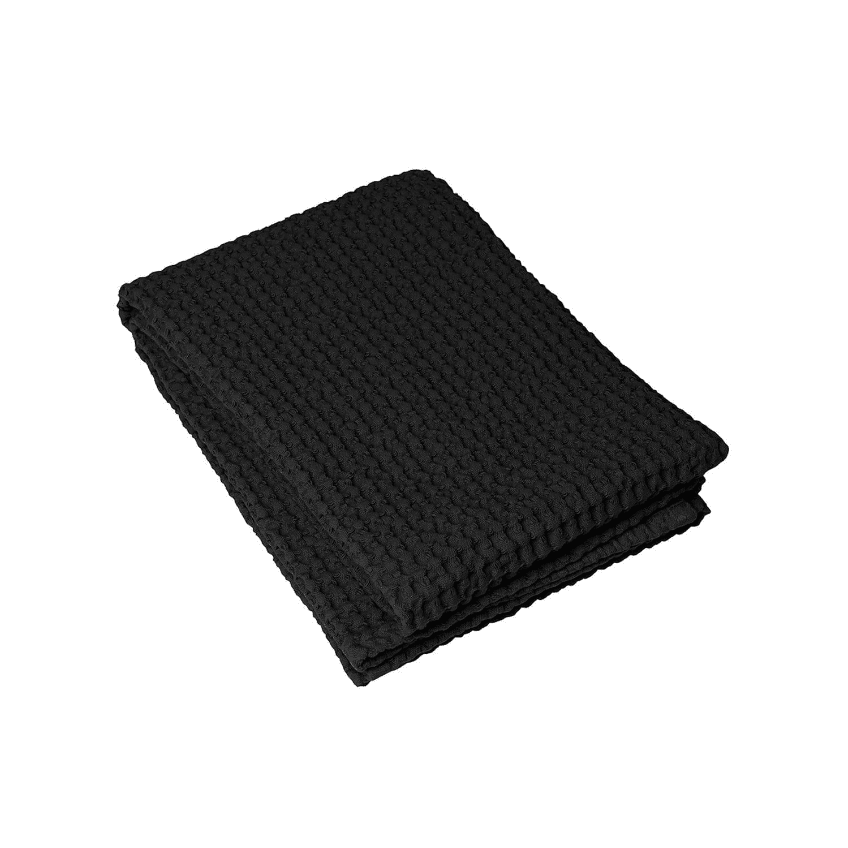 Osuška CARO 70 x 140 cm, černá, Blomus
