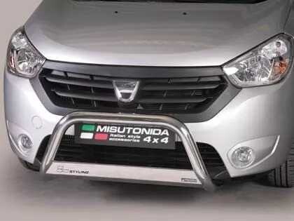 Misutonida Přední ochranný nerez rám DACIA Dokker 2012 >