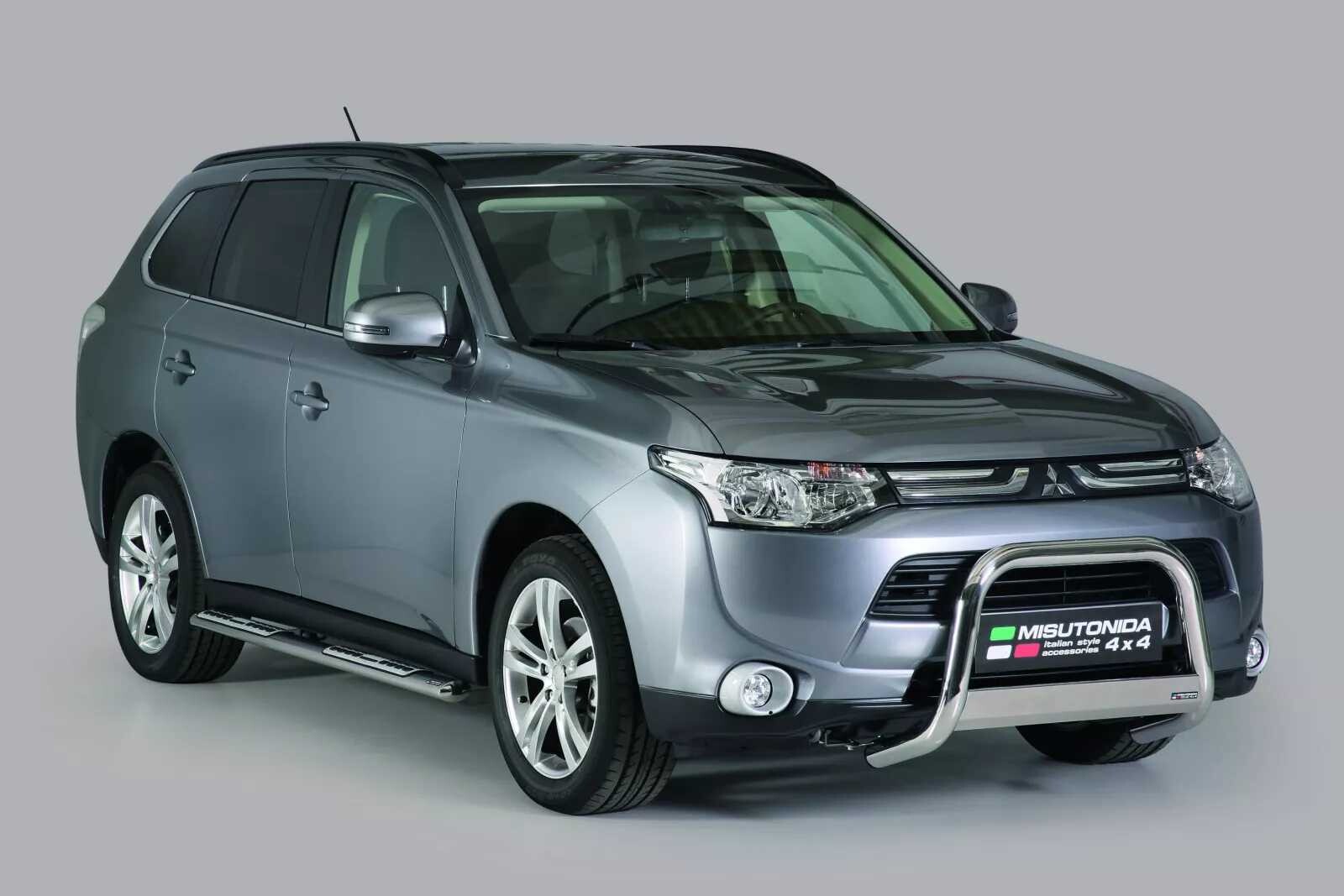 Misutonida Přední ochranný nerez rám MITSUBISHI Outlander 2013/2015