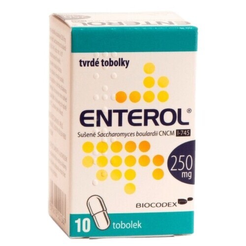 ENTEROL 250MG tvrdé tobolky 10