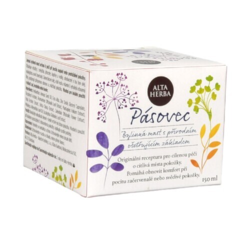 Pásovec bylinná mast s přírodním ošetřujícím základem 150 ml