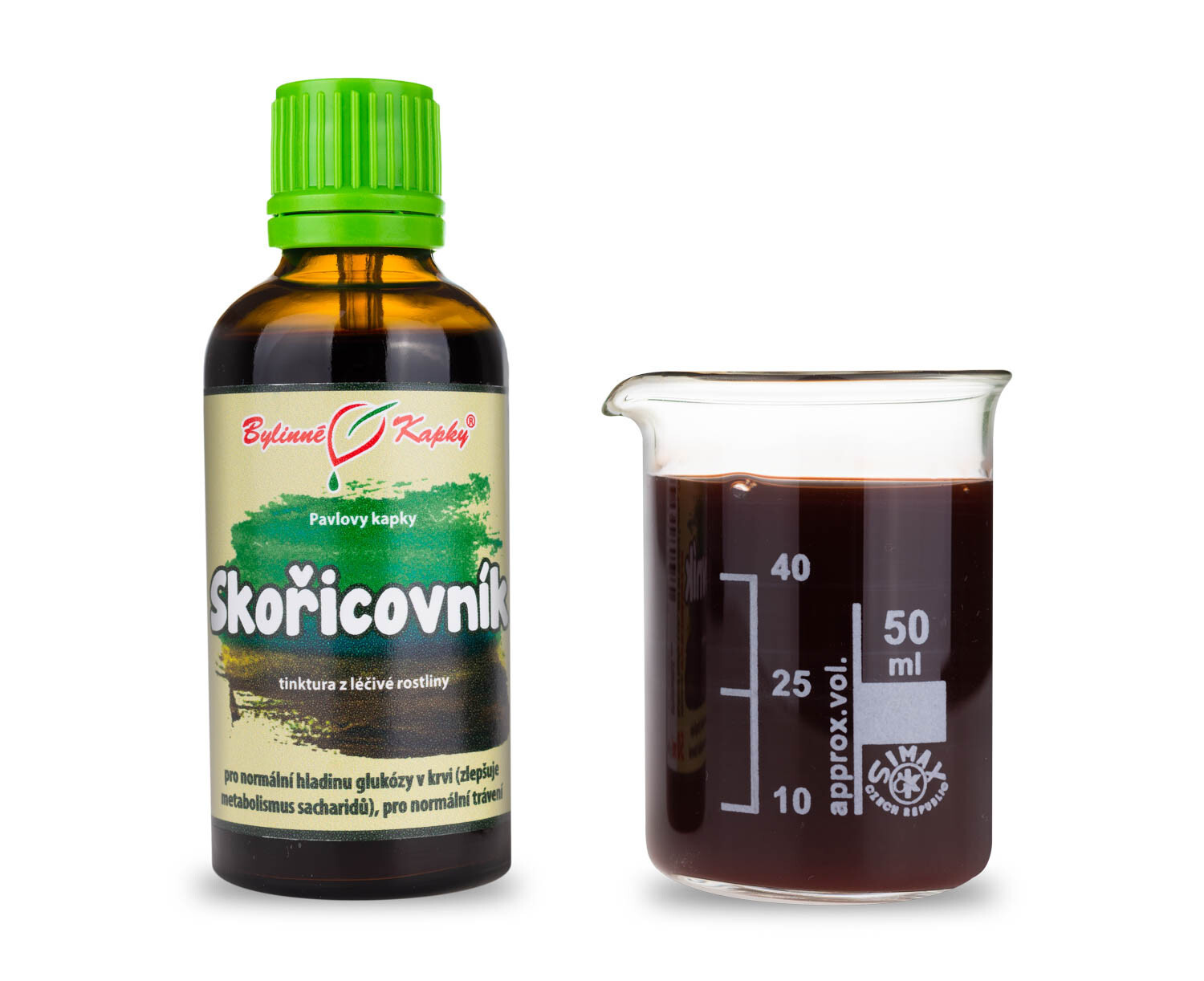 Skořicovník čínský výhonky - Pavlovy bylinné kapky (tinktura) 50 ml
