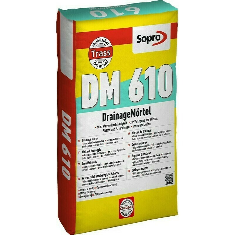 Malta podkladní Sopro DM 610 světle šedá 25 kg