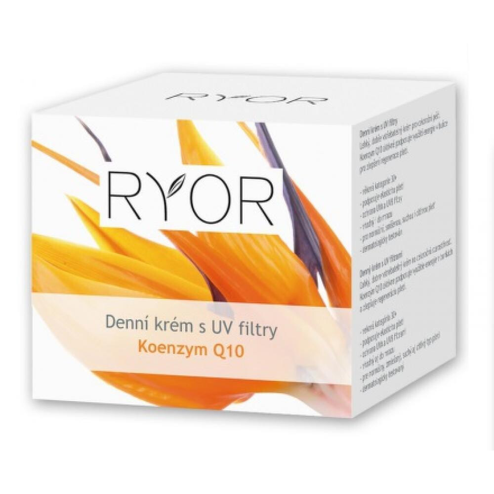 RYOR Denní Krém s koenzymem Q 10 a UV filtr 50 ml, poškozený obal