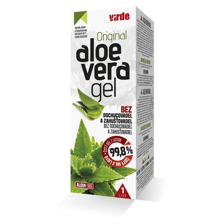 VIRDE Aloe vera gel 1000 ml, poškozený obal
