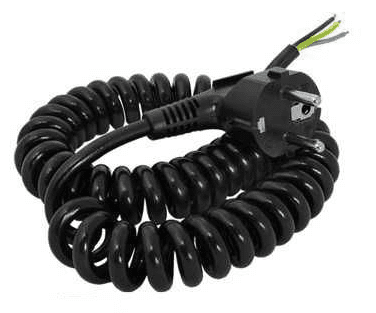 Flexošňůra kroucená černá - 3x1.5mm 3m