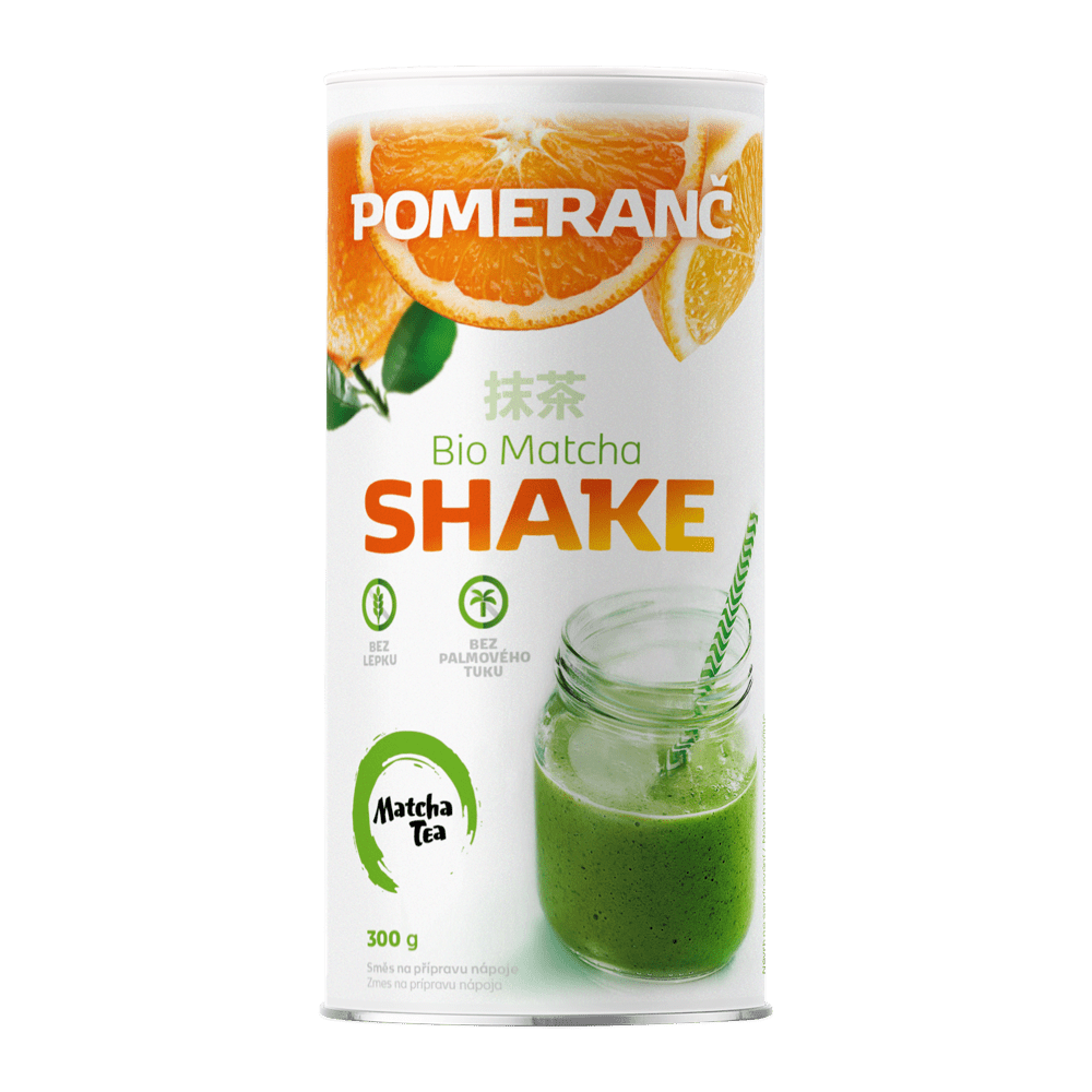 Amylon 300 g Bio Matcha Tea shake pomeranč