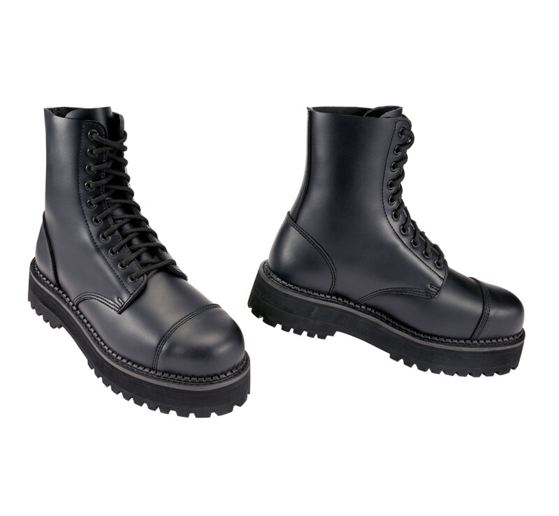 Boty Brandit Phantom Boots Plateau 10-dírkové - černé, 11