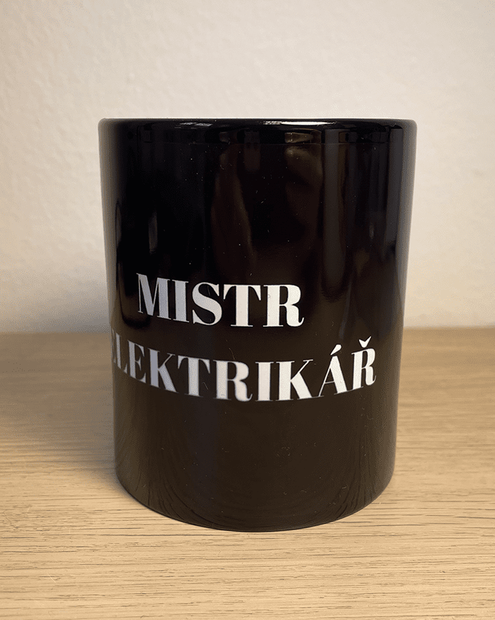 Keramický hrnek Mistr elektrikář