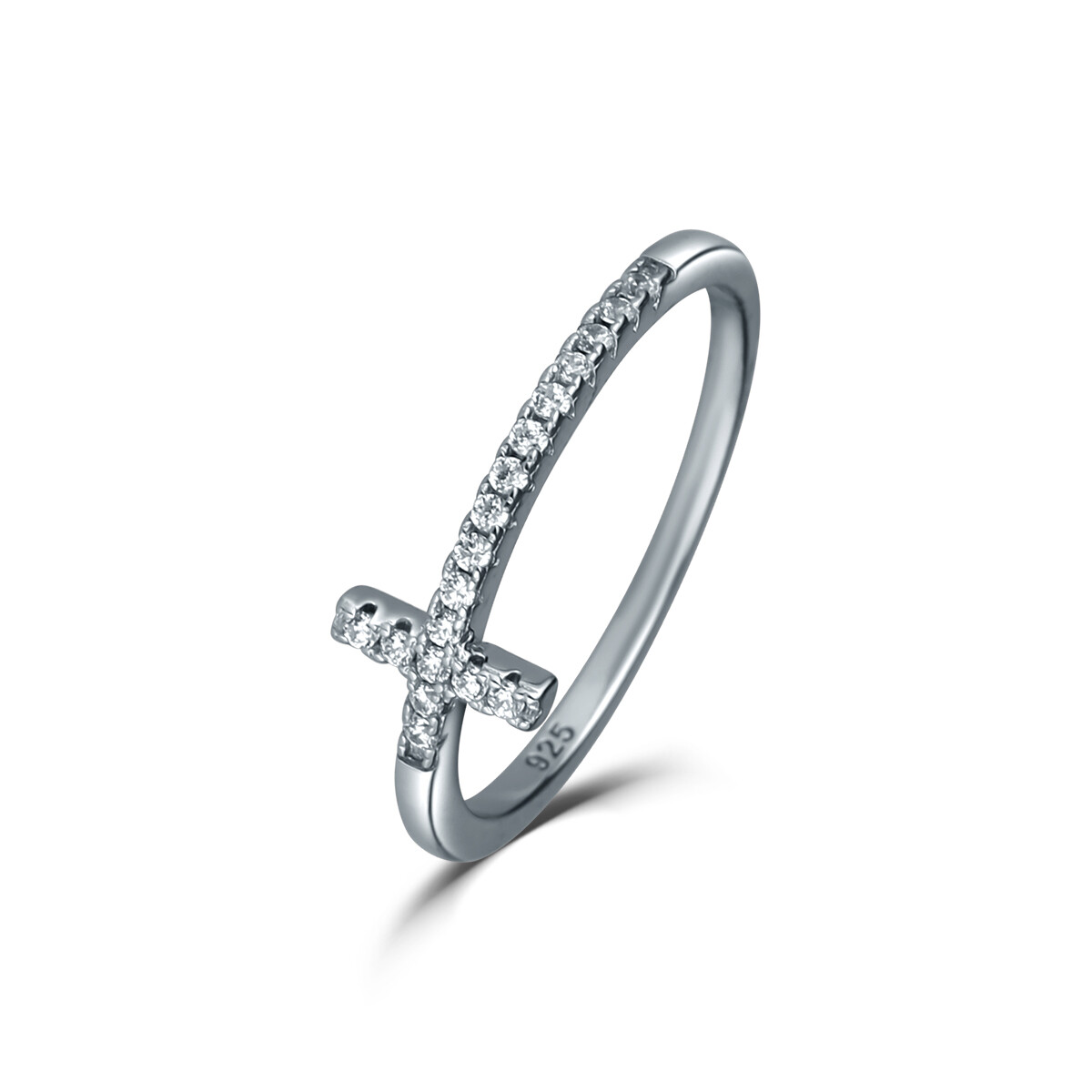 Prsten se syntetickými kameny 126-391-2335 60