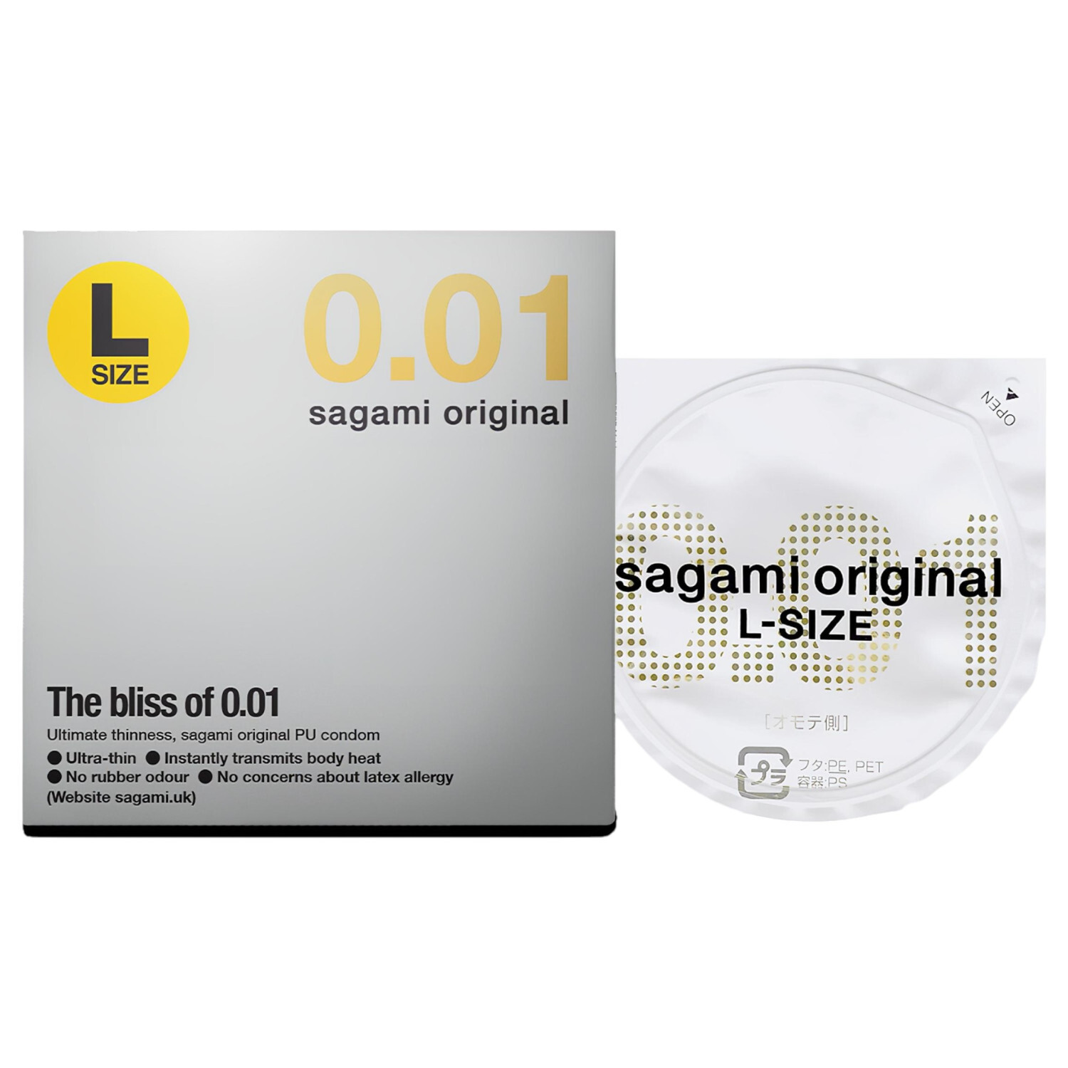 Sagami Original 0,01 L - kondom - 58mm (1ks)