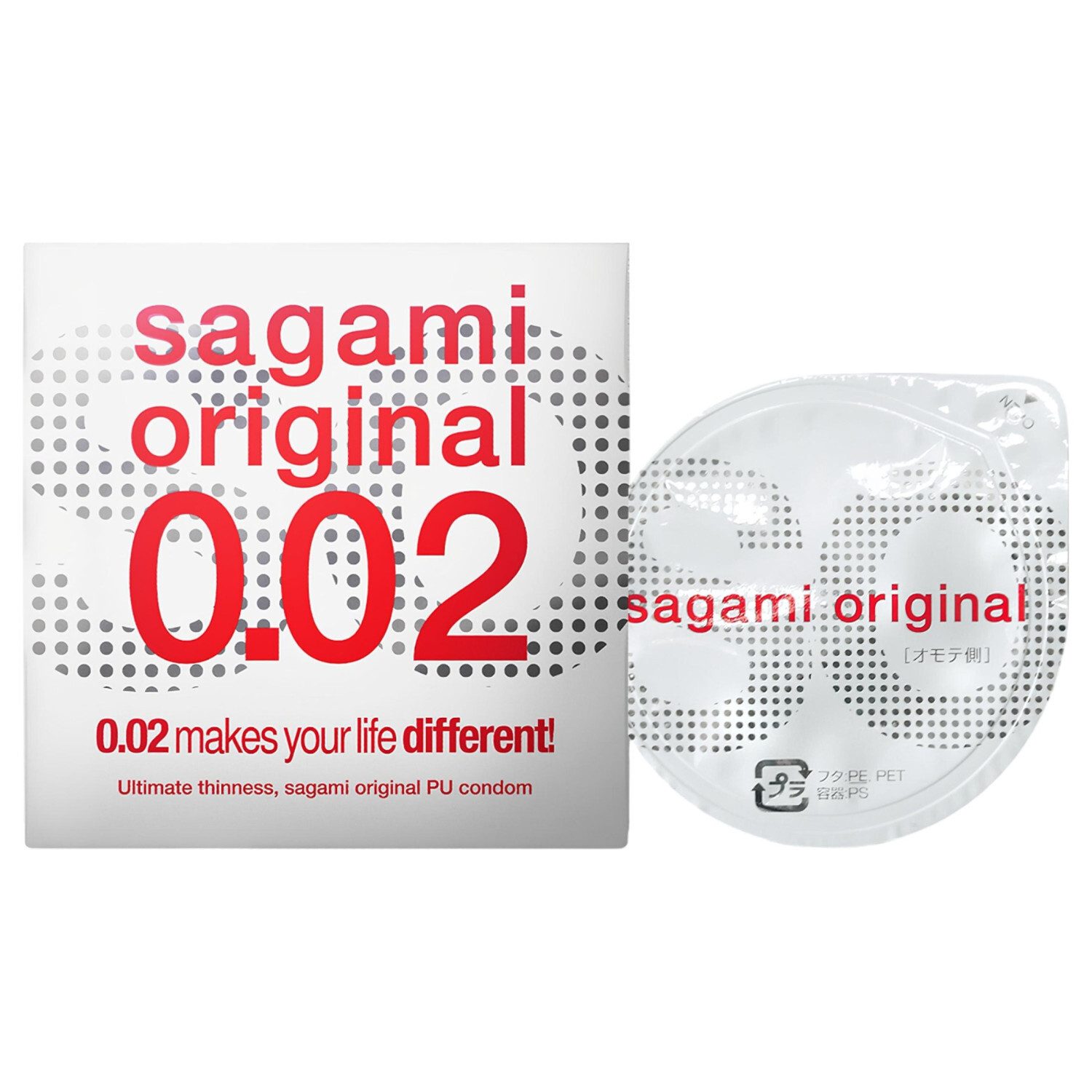 Sagami Original 0,02 - kondom - 55mm (1ks)