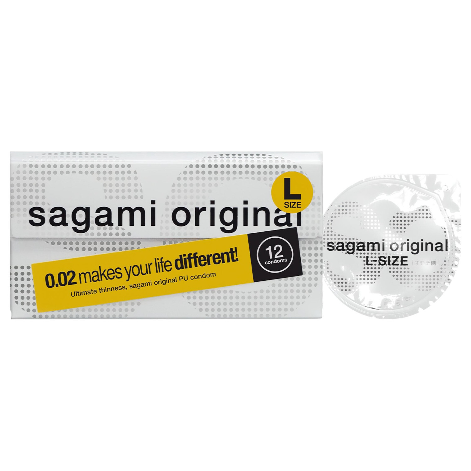 Sagami Original 0,02 L - kondom - 58mm (12ks)