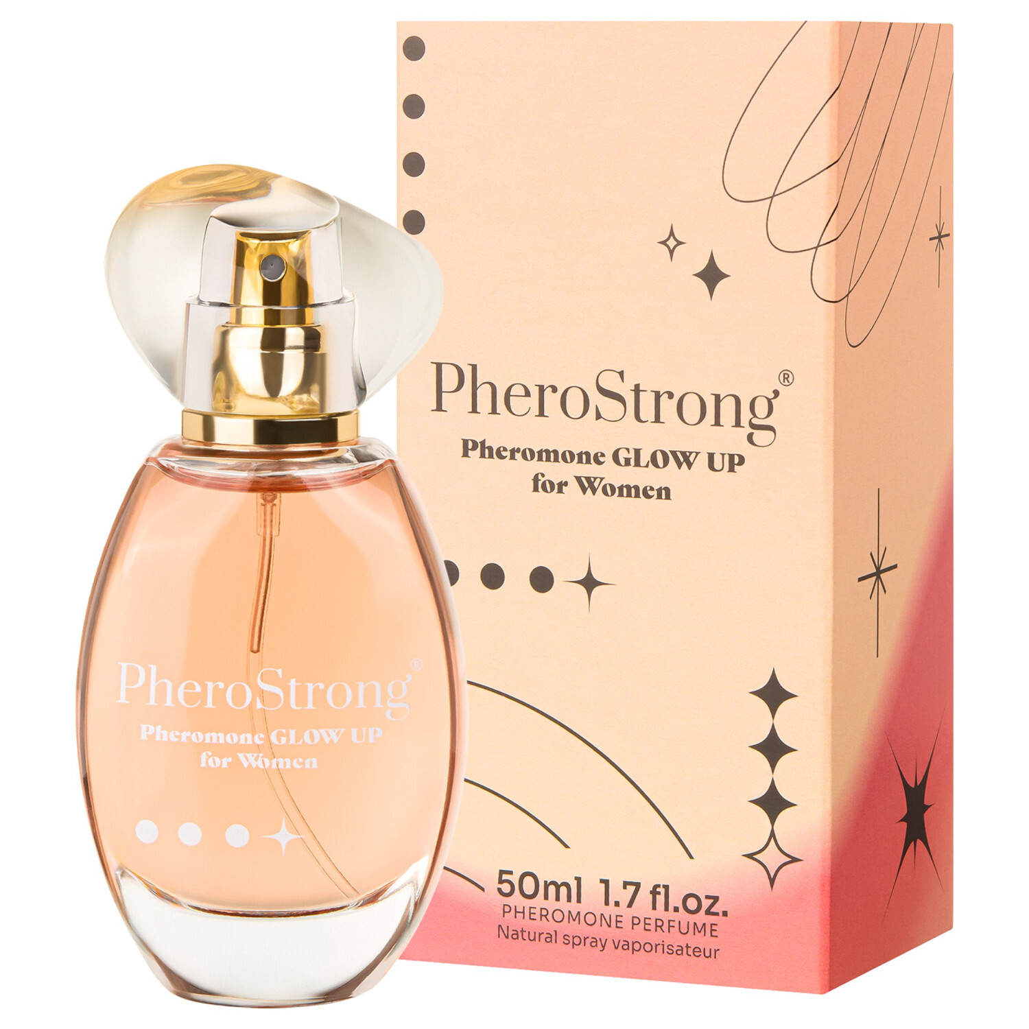 PheroStrong Glow up - feromonový parfém pro ženy (50 ml)