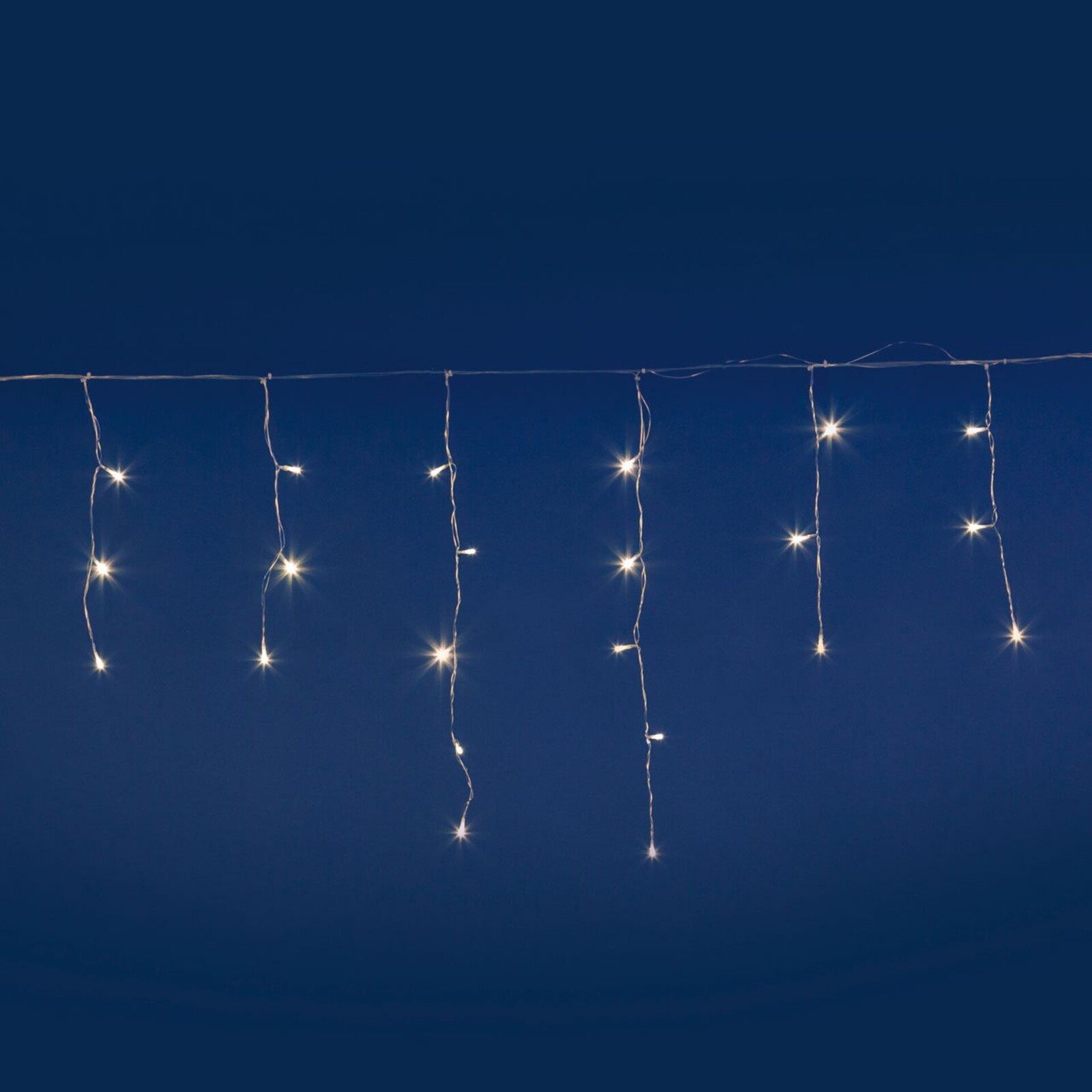 Xmas King LED krápník prodloužitelný, 4x0,5m, 60 LED teple bílá bez napájení