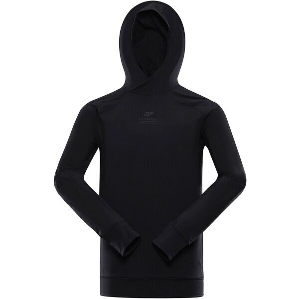 ALPINE PRO LIGHT Pánská sportovní mikina, černá, velikost