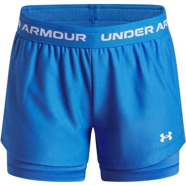 Under Armour TECH PLAY UP 2N1 SHORT Dívčí šortky, modrá, velikost XL