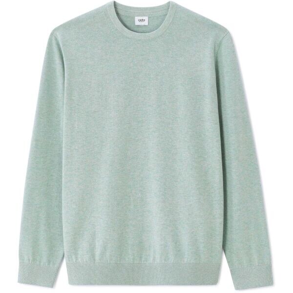 CELIO DECOTON Pánský svetr, zelená, velikost