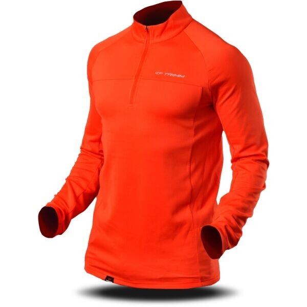 TRIMM CUBE Pánská sportovní mikina, oranžová, velikost