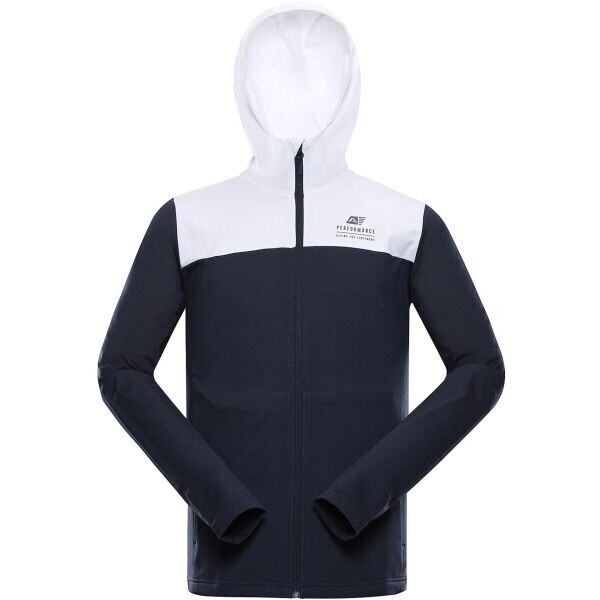 ALPINE PRO FANC Pánská funkční mikina, tmavě modrá, velikost