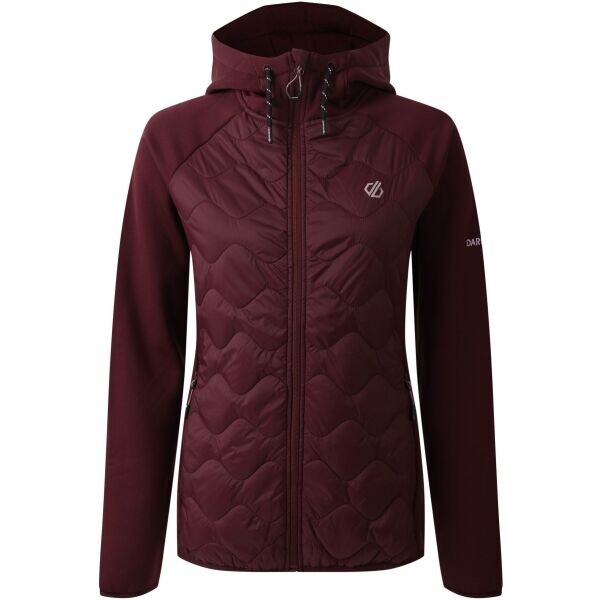 Dare2b TORREK FLEXY Dámská hybridní bunda, vínová, velikost
