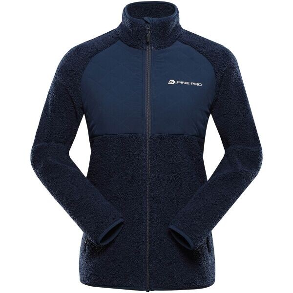 ALPINE PRO FERADA 2 Dámská hřejivá mikina, tmavě modrá, velikost