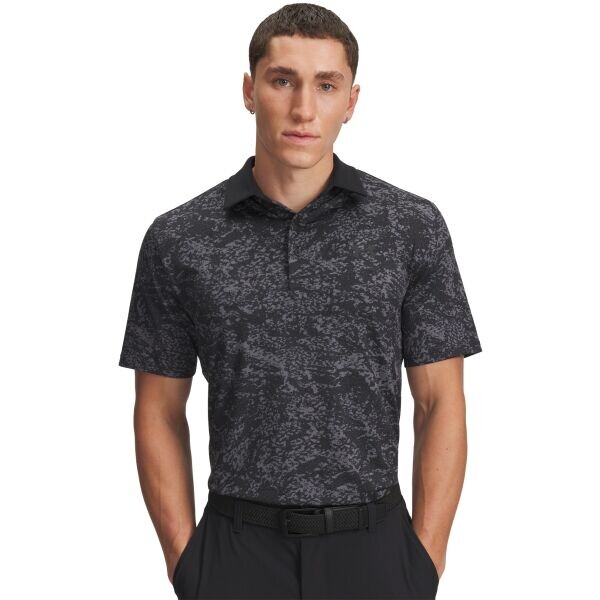 Under Armour PLAYOFF 3.0 Pánské golfové polotričko, černá, velikost S