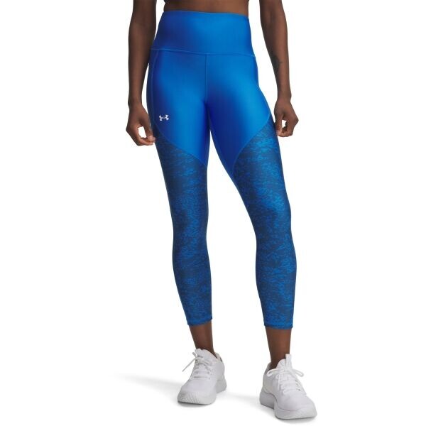 Under Armour TECH PRINT PANEL ANKLE Dámské legíny, modrá, velikost