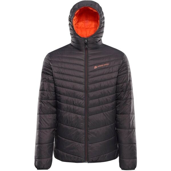 ALPINE PRO EROM Pánská zimní bunda, tmavě šedá, velikost