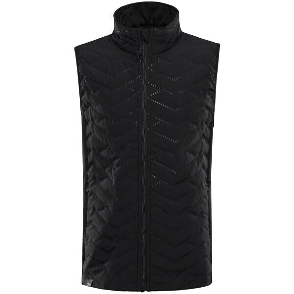 ALPINE PRO BERFO 2 Dětská zateplená vesta, černá, velikost 116-122