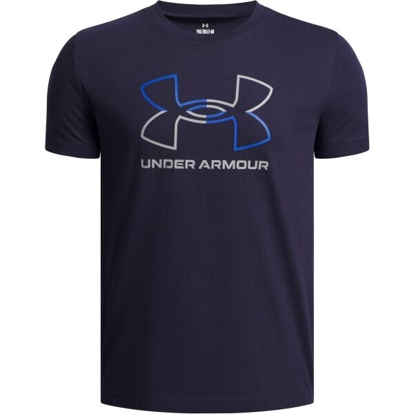 Under Armour GL FOUNDATION Chlapecké tričko, tmavě modrá, velikost L