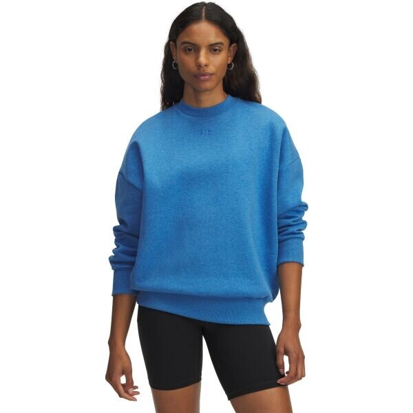 Under Armour RIVAL FLEECE CREW Dámská mikina, modrá, velikost S