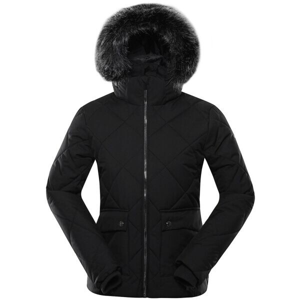 ALPINE PRO LODERA Dámská zimní bunda, černá, velikost