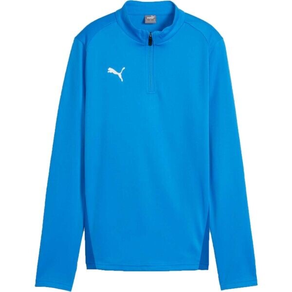Puma TEAMGOAL TRAINING 1/4 ZIP TOP W Dámské sportovní triko, modrá, velikost