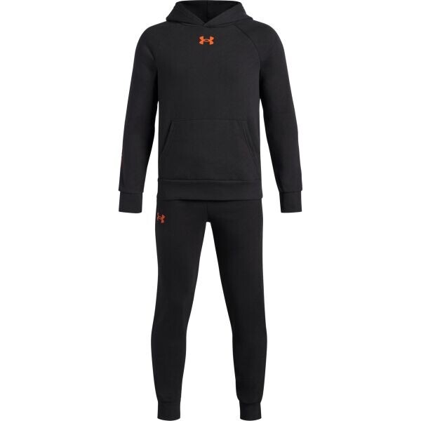 Under Armour RIVAL FLEECE Chlapecká tepláková souprava, černá, velikost XL