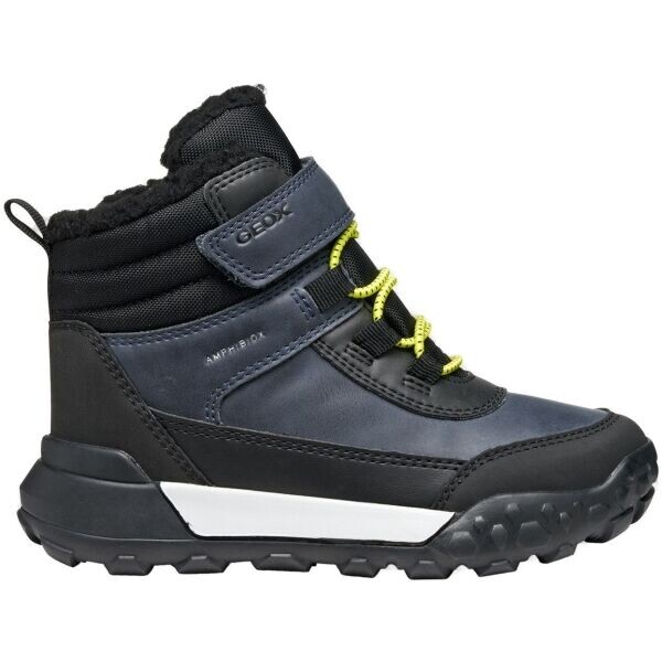 Geox J TREKKYUP B ABX Chlapecká zimní obuv, tmavě modrá, velikost