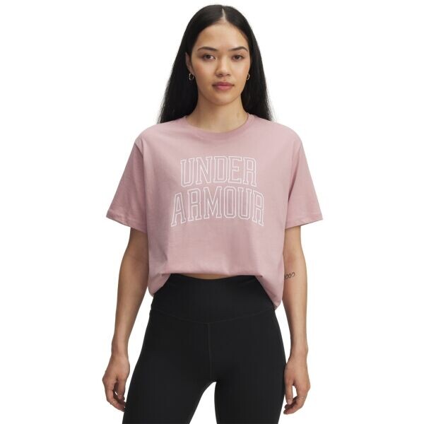 Under Armour RIVAL CAMPUS Dámské tričko, růžová, velikost