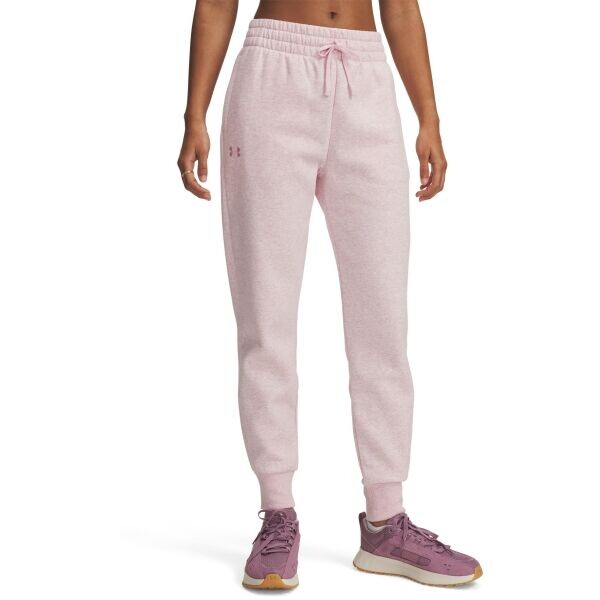 Under Armour RIVAL FLEECE JOGGER Dámské tepláky, růžová, velikost L