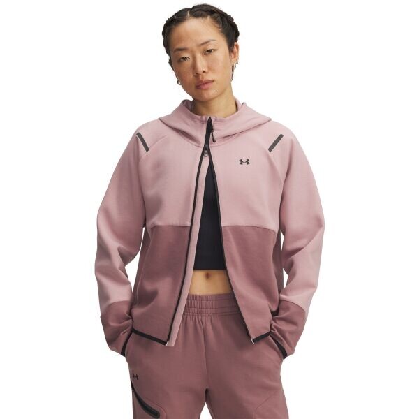 Under Armour UNSTOPPABLE Dámská mikina, růžová, velikost S
