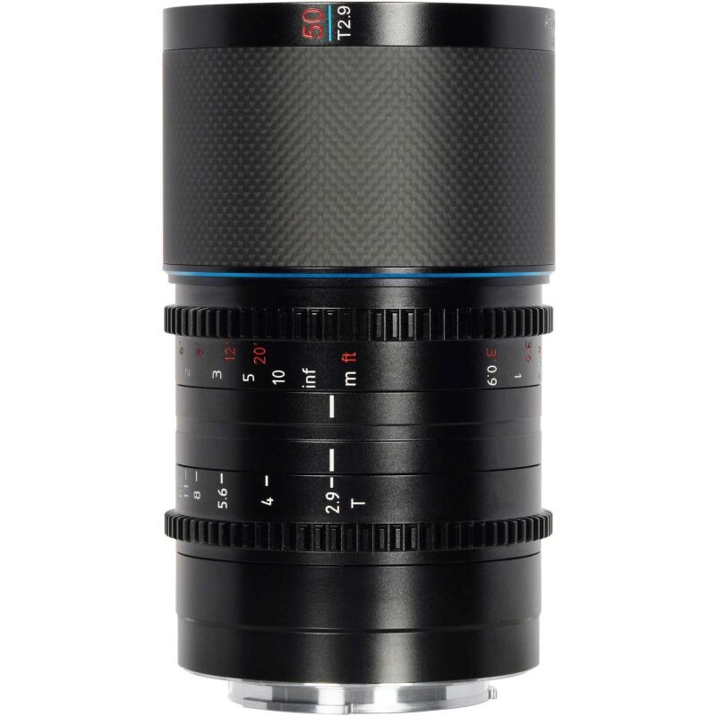 SIRUI 50 mm T2,9 Anamorphic Saturn 1,6x Carbon Fiber (Blue Flare) pro L-mount