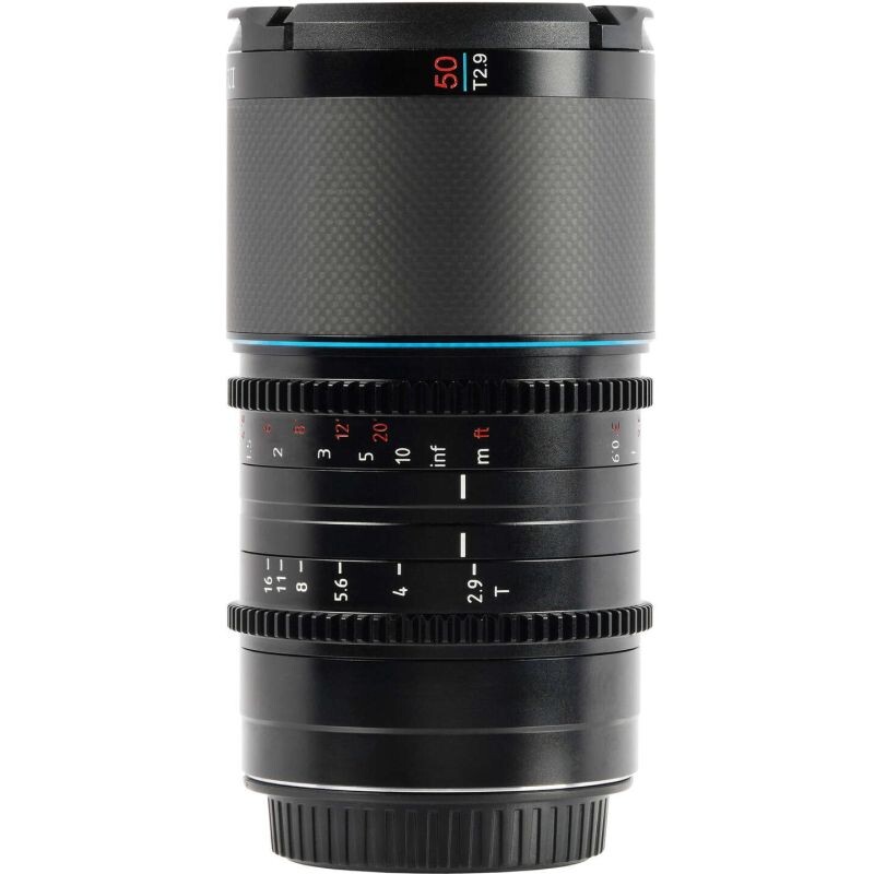 SIRUI 50 mm T2,9 Anamorphic Saturn 1,6x Carbon Fiber (Neutral Flare) pro Canon RF