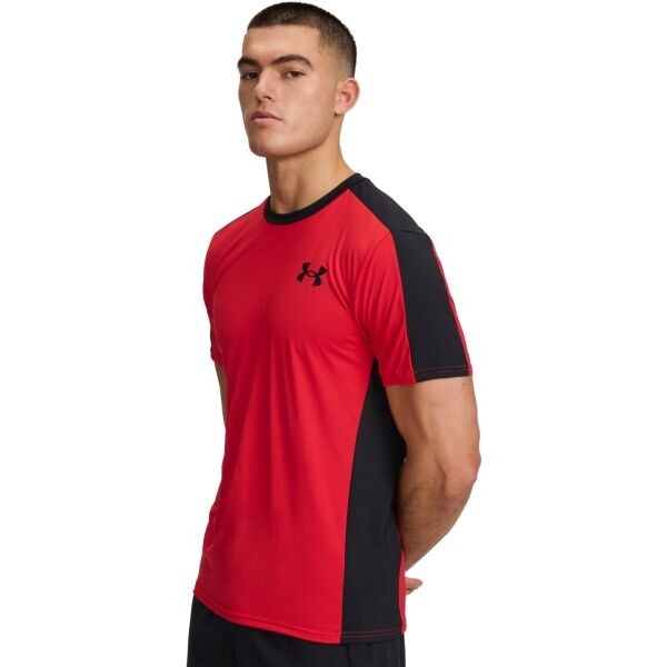Under Armour HEATGEAR WORDMARK Pánské sportovní tričko, červená, velikost L