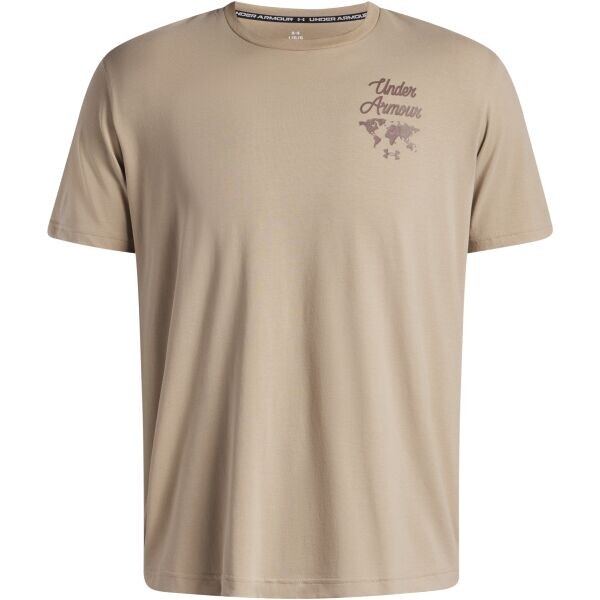 Under Armour SPORTS WORDMARK Pánské tričko, béžová, velikost L