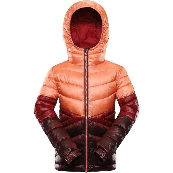 ALPINE PRO ROGO Dětská zimní bunda, oranžová, velikost 116-122