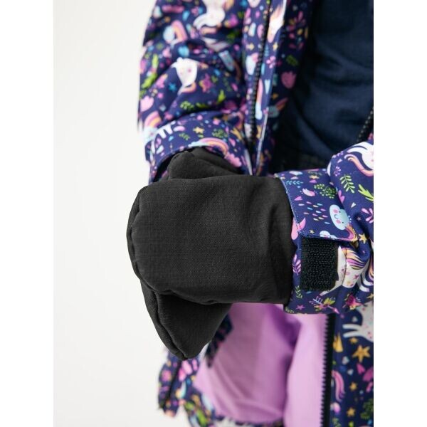 UNUO TAP Dětské rukavice, černá, velikost