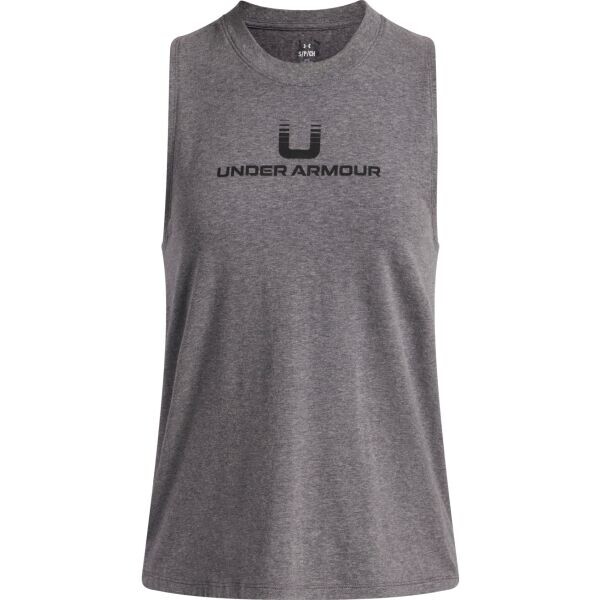 Under Armour VARSITY U TANK Dámské tílko, šedá, velikost M