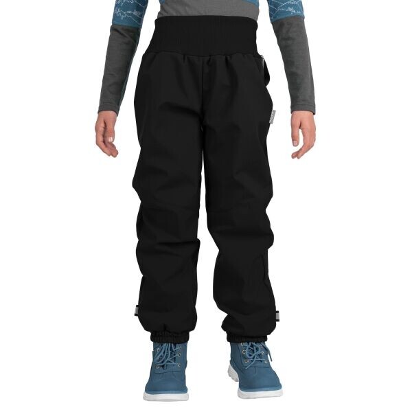 UNUO PLUS Dětské oteplovačky, černá, velikost