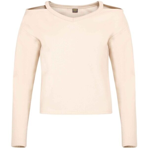 NAX GALEBA Dámská bavlněná mikina, lososová, velikost